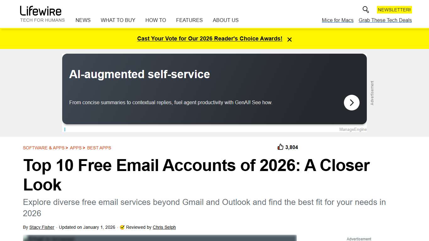 Best Free Email Accounts for 2026: Top 10 Picks